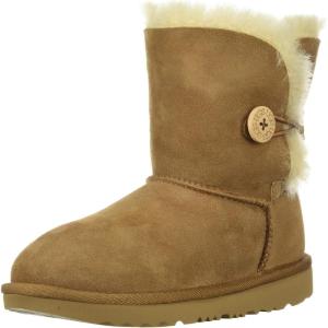 UGG Unisex-Child K Bailey Button Ii Fashion Boot(Chestnut)