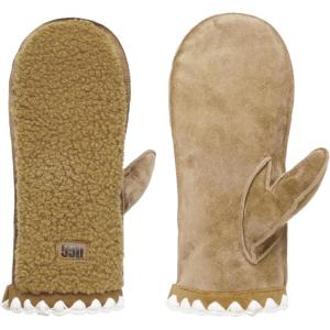 UGG Women Uggfluff Scalloped Mitten(Chestnut)