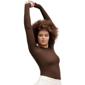 UGG Womens Aidelene Long Sleeve Tee(Cola)