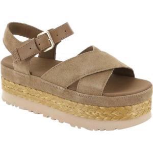 UGG Women’s Aubrey Ankle Strap Sandal(Chestnut Suede)