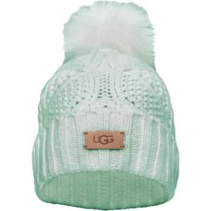 UGG Women’s Cable Pom Beanie(Fountain)