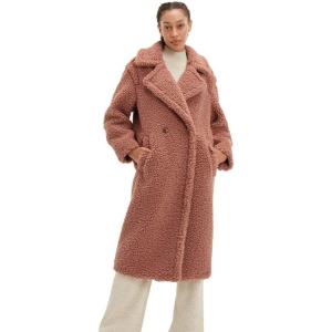 UGG Women’s Gertrude Long Teddy Coat(Firewood)