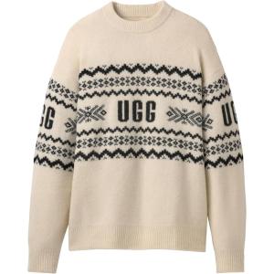 UGG Womens Kaelan Uggisle Sweater(Cream Multi)