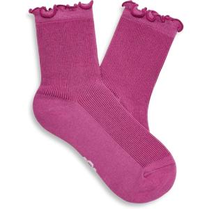 UGG Women’s Karsyn Lettuce Edge Sock(Mangosteen)