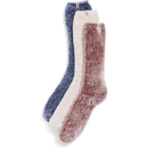 UGG Women’s Leda Sparkle 3 Pack Socks(Cream / Dawn Patrol / Dart)