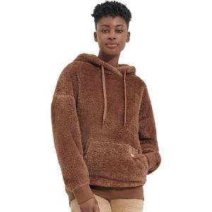 UGG Women’s Loyra Sherpa Hoodie Sweater(Cedar Bark)