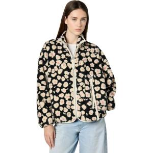 UGG Women’s Marlene UGGfluff Jacket Print(Black Hibiscina)
