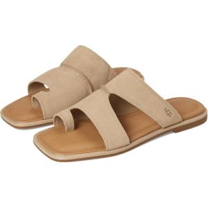 UGG Women’s Matira Flat Sandal(Mustard Seed Suede)