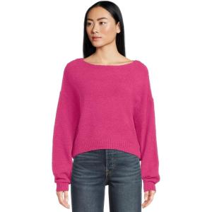 UGG Womens Novalie Slouchy Pullover(Chroma Pink)