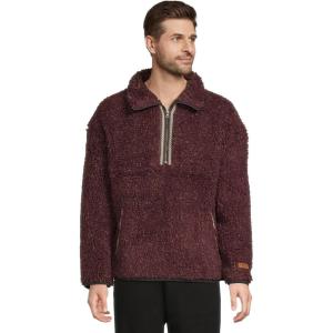UGG mens Uggbraid Confetti Half Zip(Wild Grape)