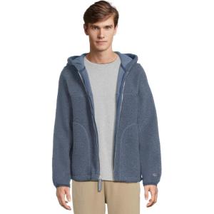 UGG mens Uggbraid Full Zip Hoodie(Dark Wave)