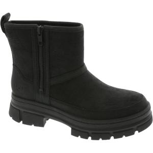 UGG womens Ashton Zip(Black Leather)
