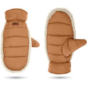 UGG womens Aw Uggfluff Mitten(Chestnut)