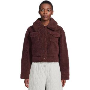 UGG womens Frankie Short Trucker Jacket(Wild Grape)