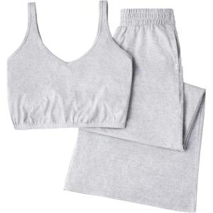 UGG womens Holsey Pant Set(Grey Heather)