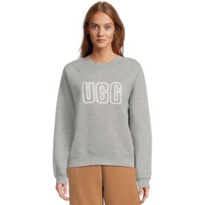 UGG womens Logo Crewneck(Grey Heather)