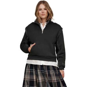UGG womens Lydi Bonded Fleece Half Zip(Ink)