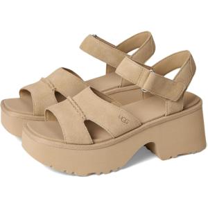 UGG womens New Heights Ankle Strap(Mustard Seed)