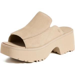 UGG womens New Heights Slide(Mustard Seed)