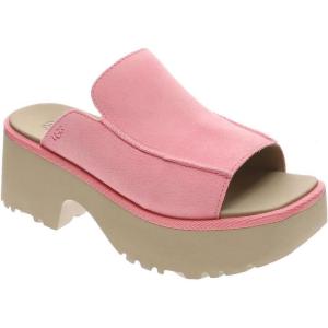UGG womens New Heights Slide(Tropical Pink)