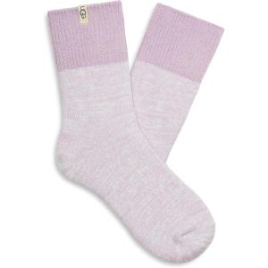 UGG womens Rib Knit Slouchy Quarter(Orchid Petal)