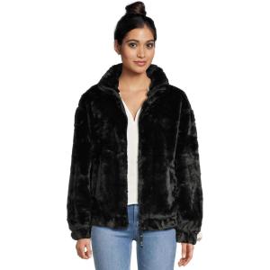 UGG womens Tash Faux Fur Jacket(Black)