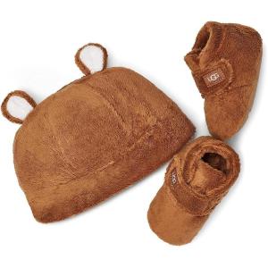 UGG Baby Bixbee Bootie and Beanie Gift Set(Chestnut)