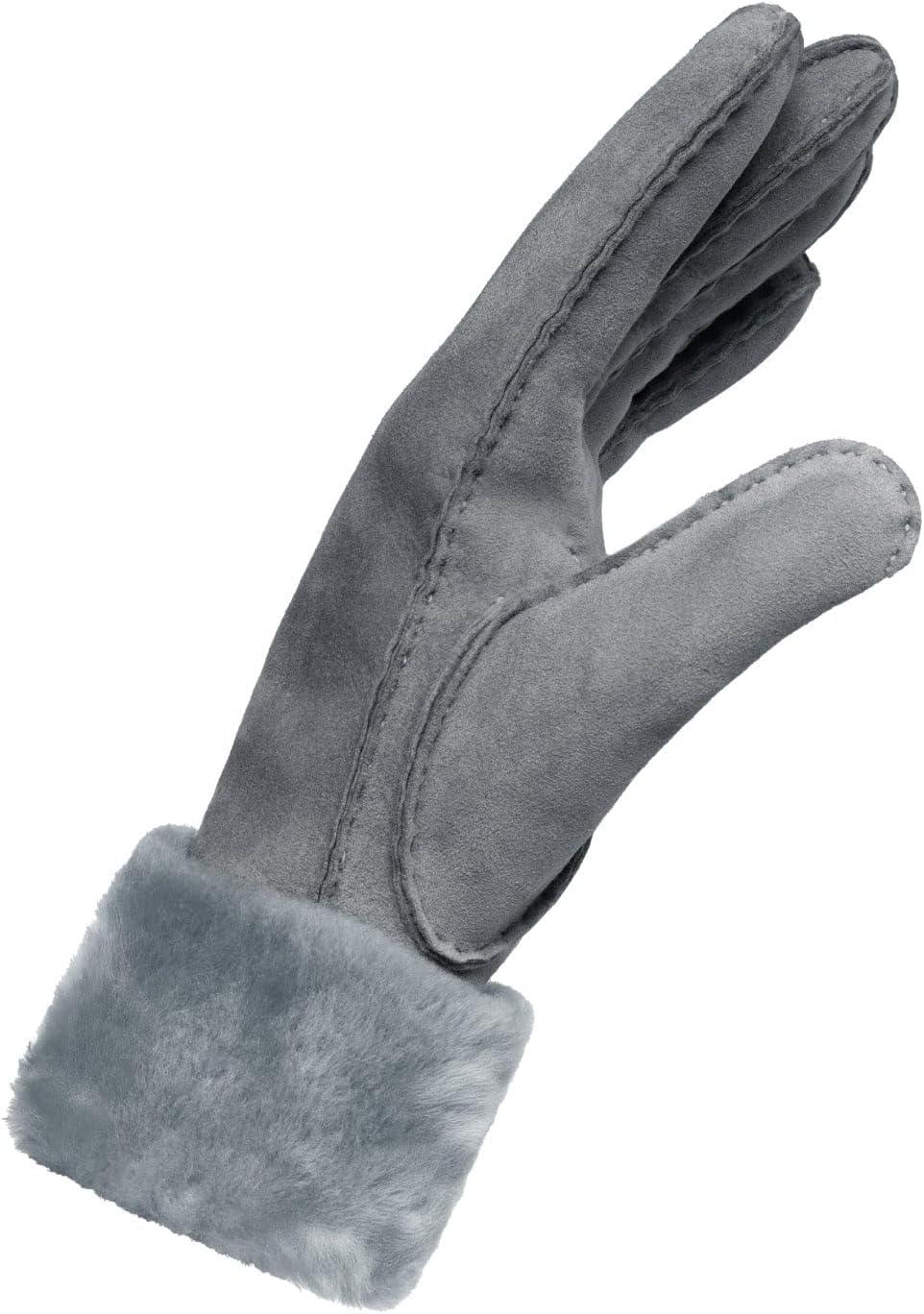 imageUGG womens Turn Cuff Water Resistant Sheepskin GlovesCharcoal