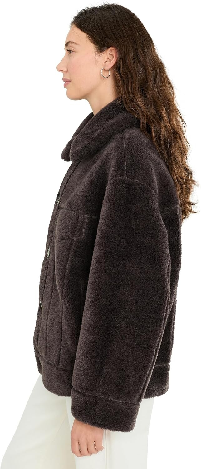 image:imageUGG Womens Frankie Reversible TruckerMariner Dark Caramel