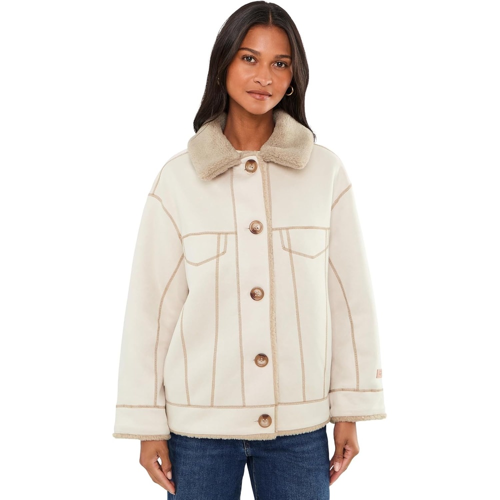 image:imageUGG Womens Frankie Reversible TruckerBluff Oyster
