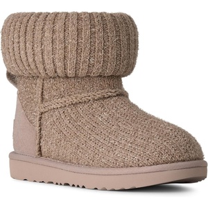 UGG unisex-child Classic Mini II Heritage (Little Kid/Big Kid)(Oyster)