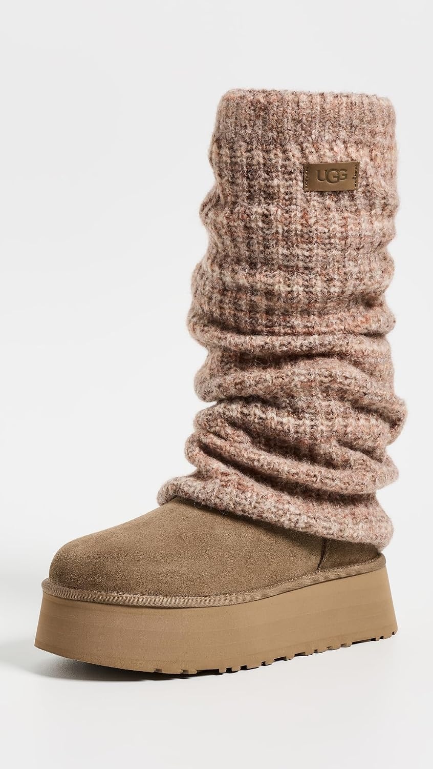 image:imageUGG Womens Classic Mini Dipper LegwarmerLight Bronze