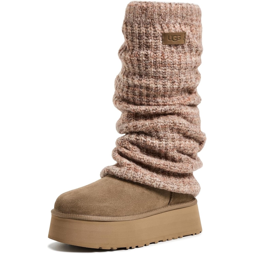 image:imageUGG Womens Classic Mini Dipper LegwarmerLight Bronze