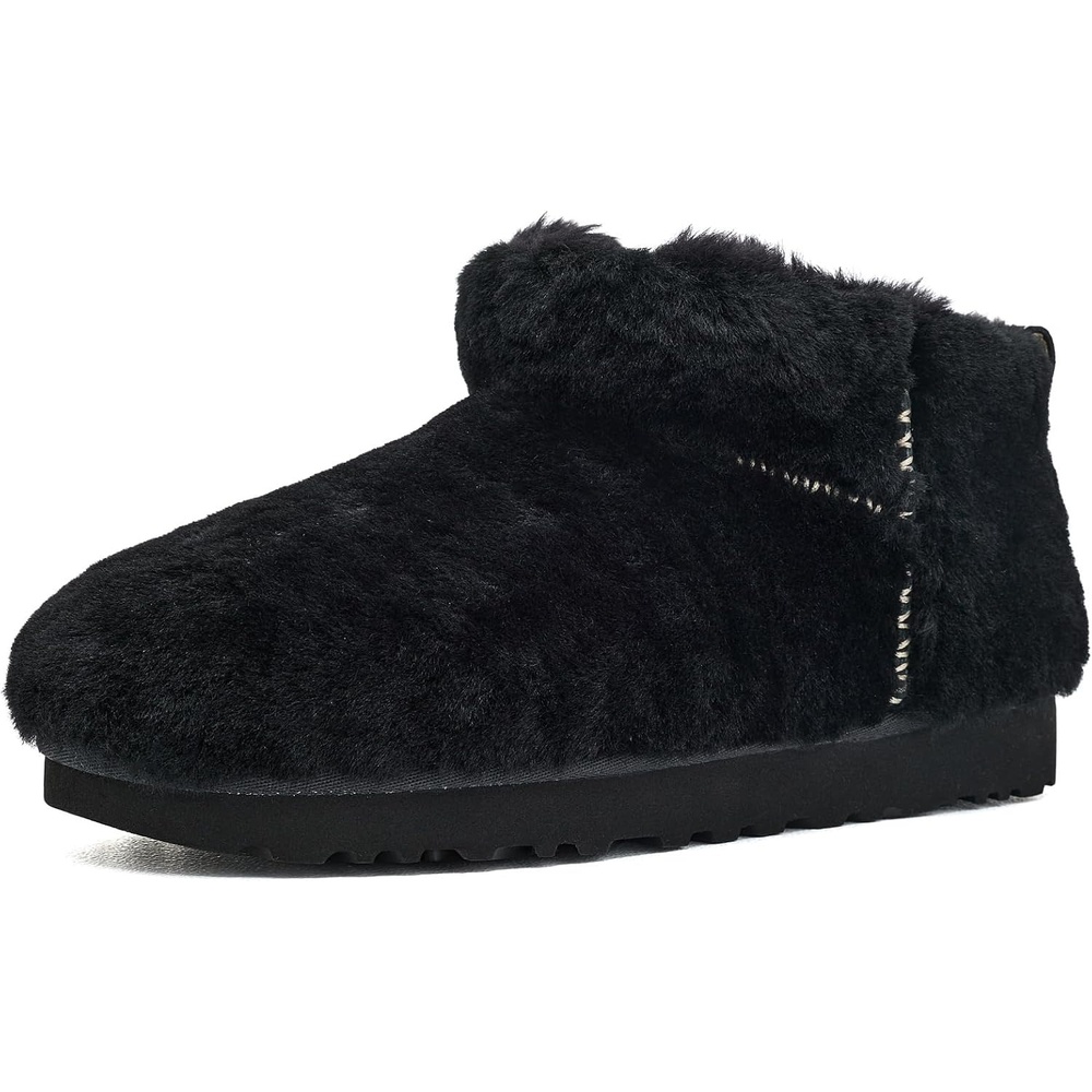 image:imageUGG Womens Classic Ultra Mini FluffedBlack