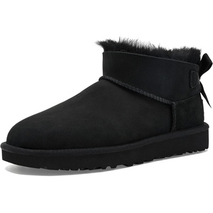 UGG Women’s Ultra Mini Bailey Bow(Black)