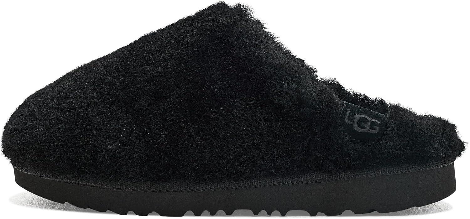 image:imageUGG unisexchild Classic Fluffed SliponBlack