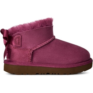 UGG unisex-child T Ultra Mini Bailey Bow(Dark Winterberry)